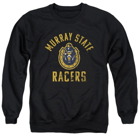 Murray State University Official Racers Logo Adult Crewneck Sweatshirt, Black - image 1 of 4