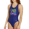 Sporti Miami Vibes Wide Strap Cross Back One Piece Swimsuit (26-40) - 4 of 4