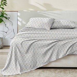 Patina Vie Floral Cotton Percale Vintage Printed Floral Sheet Set - 1 of 4