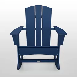 Shawboro POLYWOOD Patio Adirondack Rocking Chair, Outdoor Furniture - Navy - Threshold™