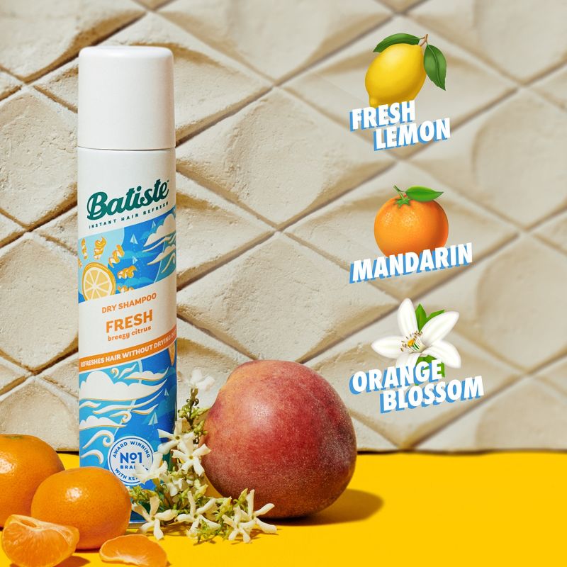 Batiste Fresh Breezy Citrus Dry Shampoo - 3.81oz, 5 of 14