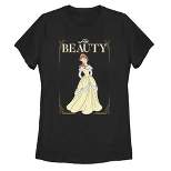 Women's Beauty and the Beast Valentine His Belle Frame T-Shirt