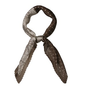 Allegra K Women's Color Block Pleated Cashew Nuts Paisley Neck Scarf Neckerchief Bandana - 1 of 4