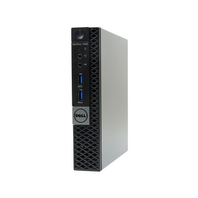 Dell 7040-Micro Certified Pre-Owned PC, Core i7-6700T 2.8GHz, 16GB Ram, 512GB SSD, Win10P64, Manufacturer Refurbished