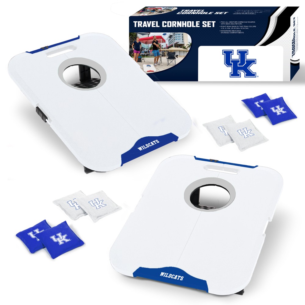 NCAA Kentucky Wildcats All-Weather Travel Cornhole Set