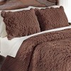 Collections Etc Elegant Faux Fur Pillow Sham - 2 of 2