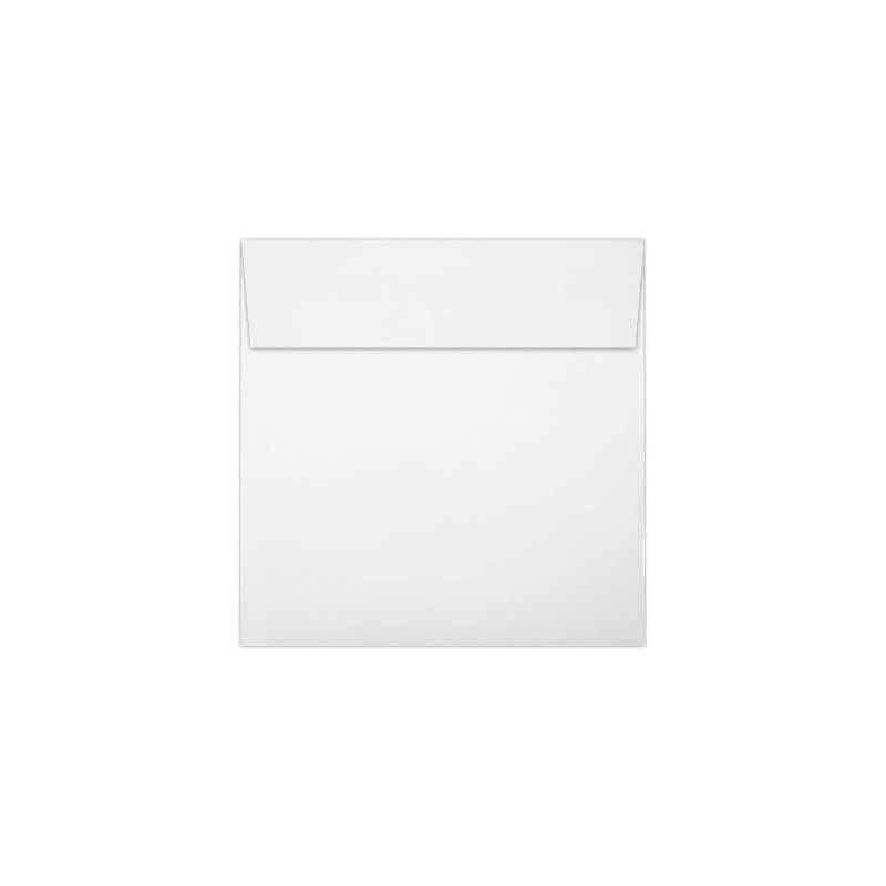 LUX 6 x 6 Square Envelopes 50/Pack 80lb. Bright White (8525-80W-50) , 1 of 2