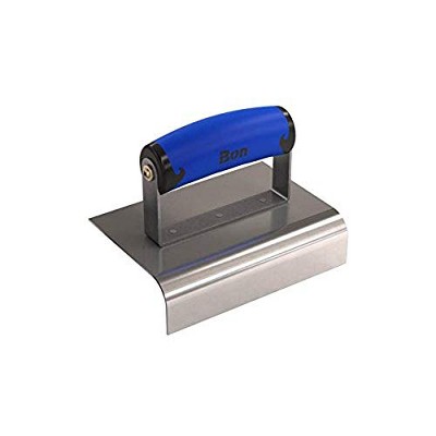 Bon Tool 62-447 Edger - Stainless Steel 6-inch X 4-inch - 3/4-inch Radius X 1 1/2-inch Lip Comfort Grip Handle