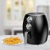 Brentwood 3.2 Quart Electric Air Fryer with Timer and Temp Control- Black and Silver - image 4 of 4