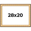 PosterPalooza | Traditional Gold Picture Frame - UV Acrylic, Backing Board, Hanging Hardware Included - 2 of 4