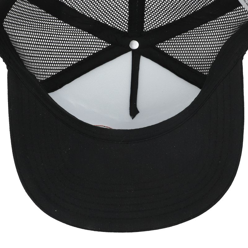 Pickleball Baller White & Black Foam Trucker Hat, 5 of 7
