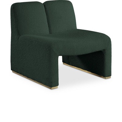 Meridian Furniture,Alta Green Boucle Fabric Accent Chair