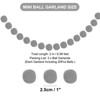 Unique Bargains Party Decorative Polyester Yarn Pom Pom Ball Garlands 3 Pcs - 2 of 4