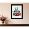 HomeRoots Holiday Travels Black Framed Print Wall Art - 2 of 4