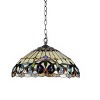 Chloe Lighting Serenity Tiffany-Style 2 Light Victorian Ceiling Pendent Fixture 18`` Shade - 2 of 3