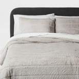 3pc Luxe Faux Fur Comforter and Sham Set - Threshold™