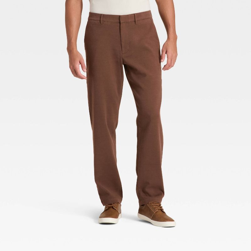 Men's Comfort Wear Trousers - Goodfellow & Co™ Brown 28x30