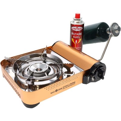 GasOne Premium Propane or Butane Camp Stove with Convenient Carrying Case - Patented, GS-4000P