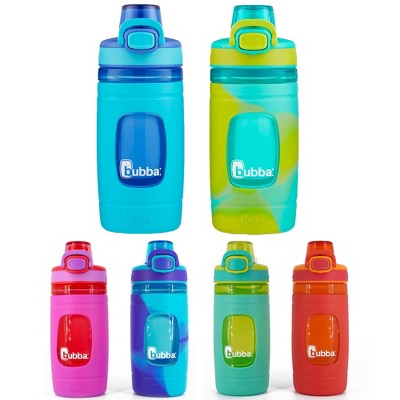 Bubba Flo Kid's 16 Oz. Water Bottle 2-pack - Pool Blue/mixed Berry : Target