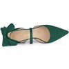 Allegra K Women's Satin Upper Pointed Toe Bow Decor Stiletto Heels Pumps - 4 of 4
