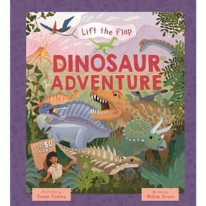 Lift-The-Flap Dinosaur Adventure - by  Igloobooks & Willow Green (Board Book) - 1 of 1