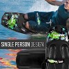 SereneLife Thunder Wave Water Sport Knee-Board—Single Person Design, Floating & Stable, Form-Fitting Knee Slots, Marine Grade Construction - 3 of 4