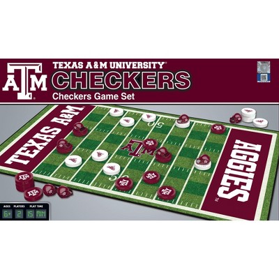 MasterPieces NCAA Texas A&M Checkers Board Game