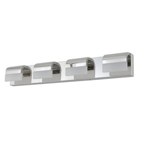 Dolonm Modern Chrome LED Vanity Light, Wall Sconce for Bathroom and Mirror, Sleek Minimalist Design, Energy-Efficient, Easy to Install - 1 of 4