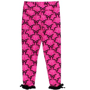 RuffleButts Toddler Girls UPF50+ Active Pocket Ruffle Legging - 1 of 2