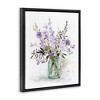 Stupell Industries Traditional Mixed Purple Botanicals Floating Frame Canvas Art - 2 of 4