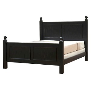 John Boyd Designs Notting Hill Collection Full Poster Bed - Black