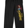 Ms. Marvel Painter Splatter Ms. Marvel Men's Black Sleep Pajama Pants - 2 of 4