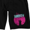 Lisa Frankenstein Character Logo Men's Black Lounge Shorts - image 2 of 3