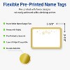 Avery Name Tags, 2-1/3" x 3-3/8", Gold-Metallic Ornaments, 80 - 2 of 4