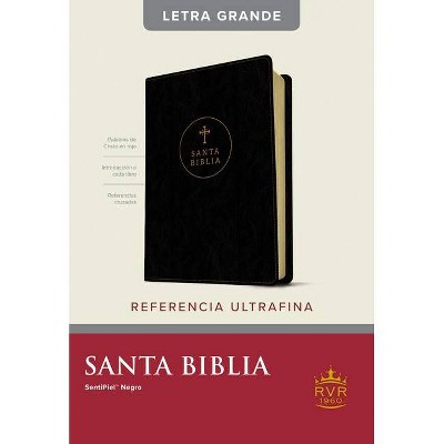 Santa Biblia Rvr60, Edición de Referencia Ultrafina, Letra Grande - Large Print by  Tyndale Bible (Leather Bound)