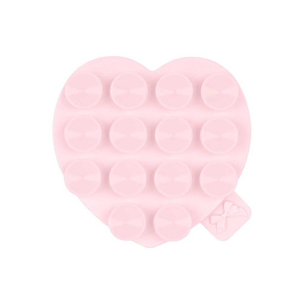 LoveShackFancy x Target – Case-Mate Adhesive Heart Suction Phone Mount Strawberry Macaroon