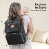 KeaBabies Explorer Diaper Bag Backpack, Large Diaper Bags for Girl, Boy, Baby Diaper Backpack with Changing Pad - 3 of 4