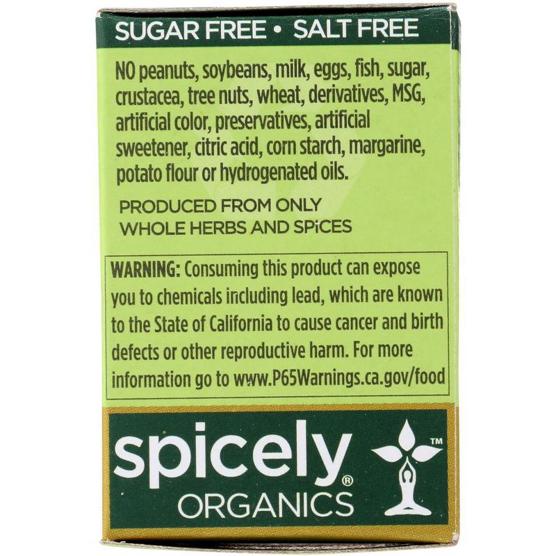 Spicely Organics - Organic Tandoori Masala Seasoning - Case of 6/.45 oz, 3 of 7