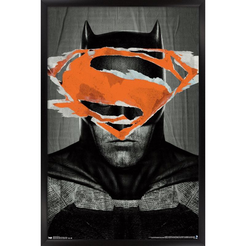 Trends International DC Comics Movie - Batman v Superman - Batman Teaser Framed Wall Poster Prints, 1 of 7