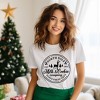 Simply Sage Market Women's North Pole Milk and Cookie Co. Circle Short Sleeve Graphic Tee - 2 of 4