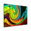 Trademark Fine Art - Amy Vangsgard 'Crashing Wave' Multi Panel Art Set Large - 2 of 3