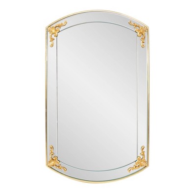 Howard Elliott 23"x39.25" Brockwell Gold Gilded Rectangular Vanity Mirror
