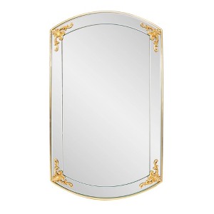 Howard Elliott 23"x39.25" Brockwell Gold Gilded Rectangular Vanity Mirror - 1 of 4