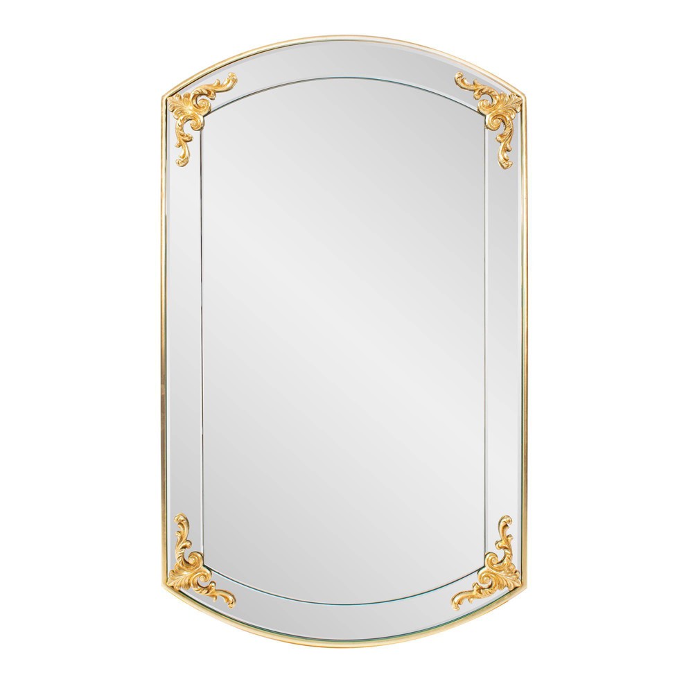 Photos - Wall Mirror Howard Elliott 23"x39.25" Brockwell Gold Gilded Rectangular Vanity Mirror