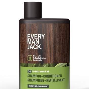 Every Man Jack Men's 2-in-1 Shampoo + Conditioner - Tea Tree - 3.0 fl oz
