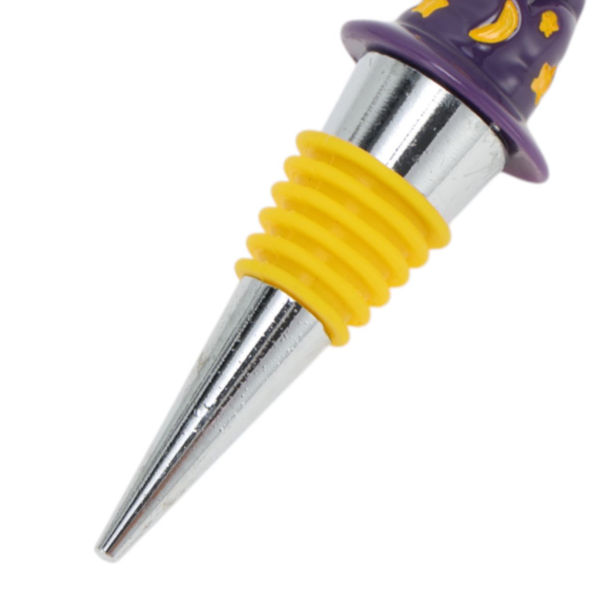 Unique Bargains Halloween Pointed Hat Silicone Stopper Aluminum Alloy TPE Resin 4.02"x1.10"x1.10" 1 Pc - thumbnail 9