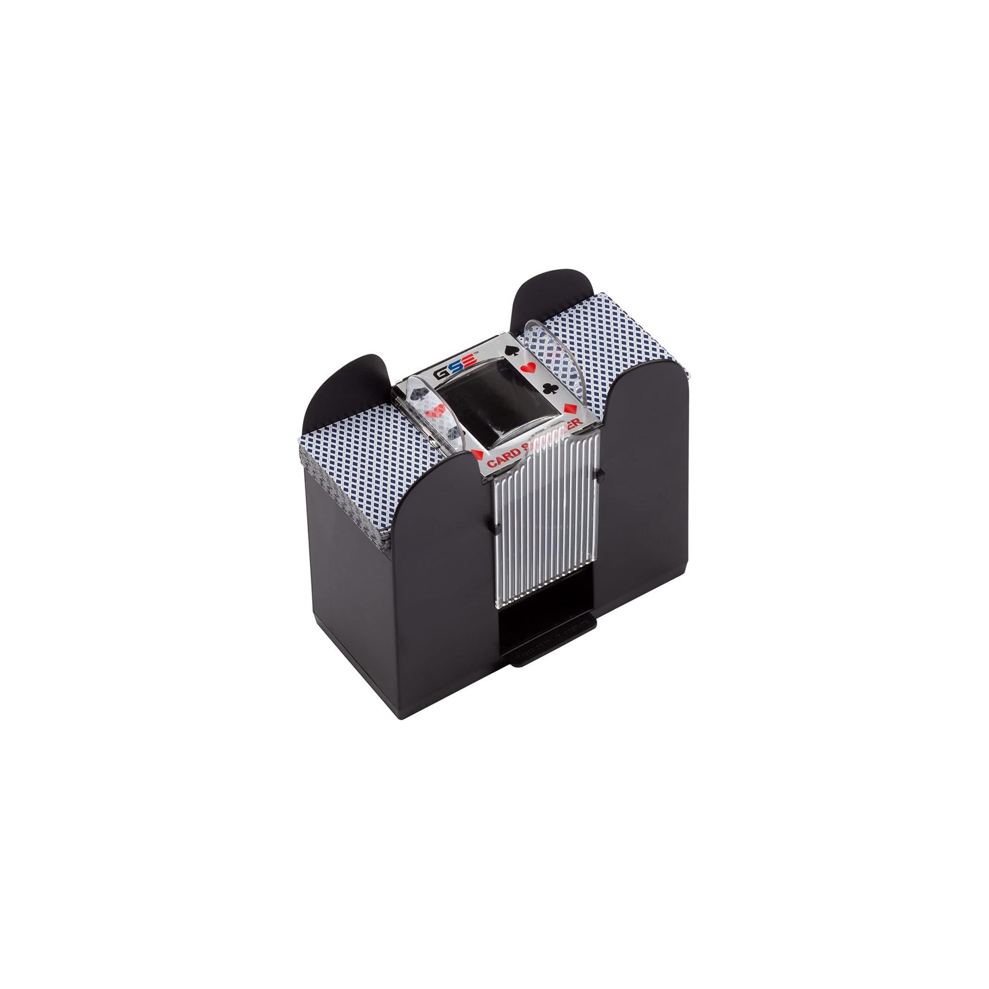 GSE 1-6 Deck Battery-Operated Casino Automatic Card Shuffler for Playing Card, Blackjack