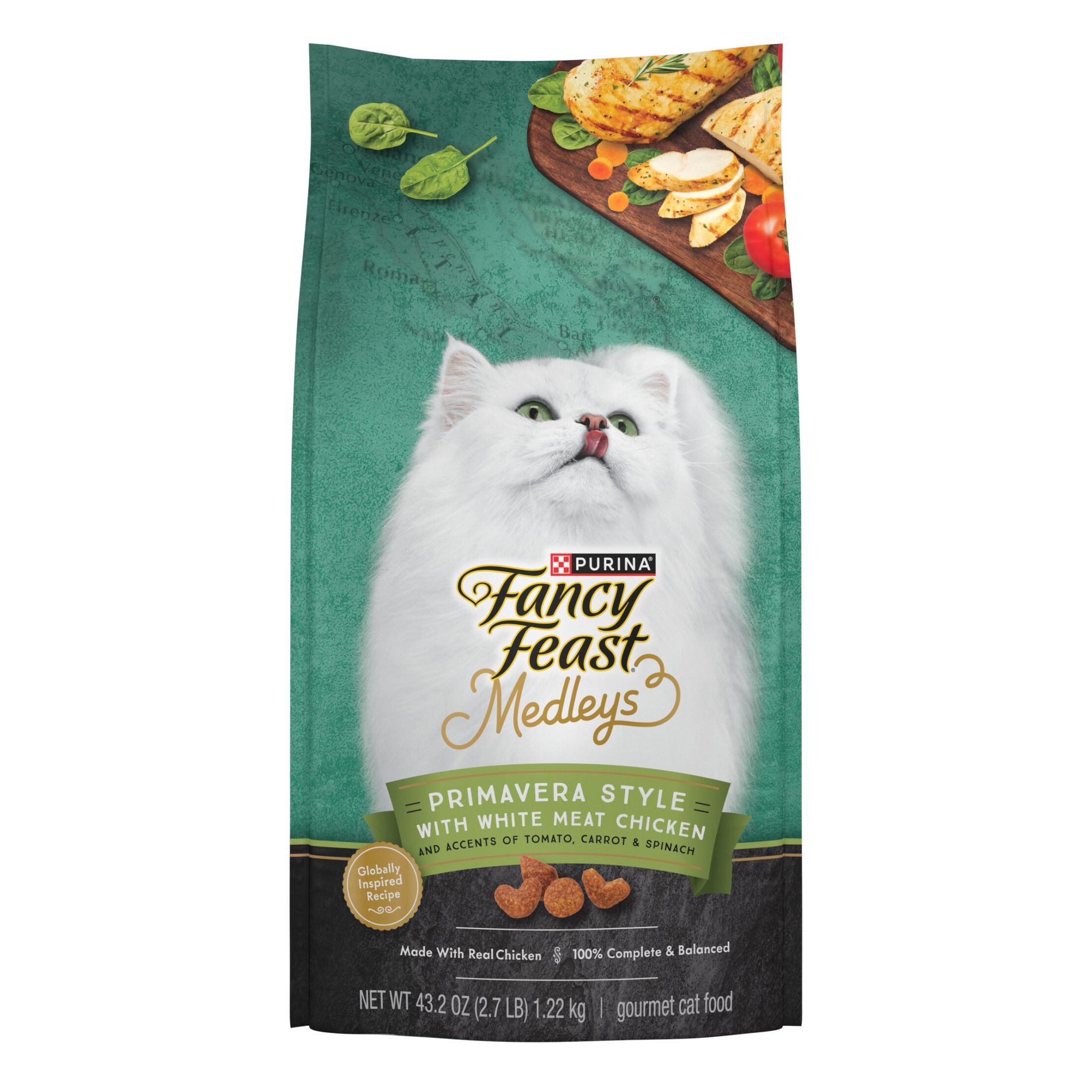 Fancy Feast Medleys Chicken Flavor Dry Cat Food - 2.7lbs