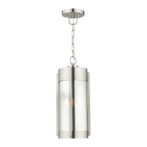 Livex Lighting Sheridan 2 - Light Pendant in  Brushed Nickel - 1 of 2