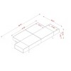 Sapphtopaz 72.8" Convertible Couches for Living Room with Adjustable Arms & Backrest Recliner Sleeper Sofa Bed with Wood Legs Couch for Bedroom - 2 of 4